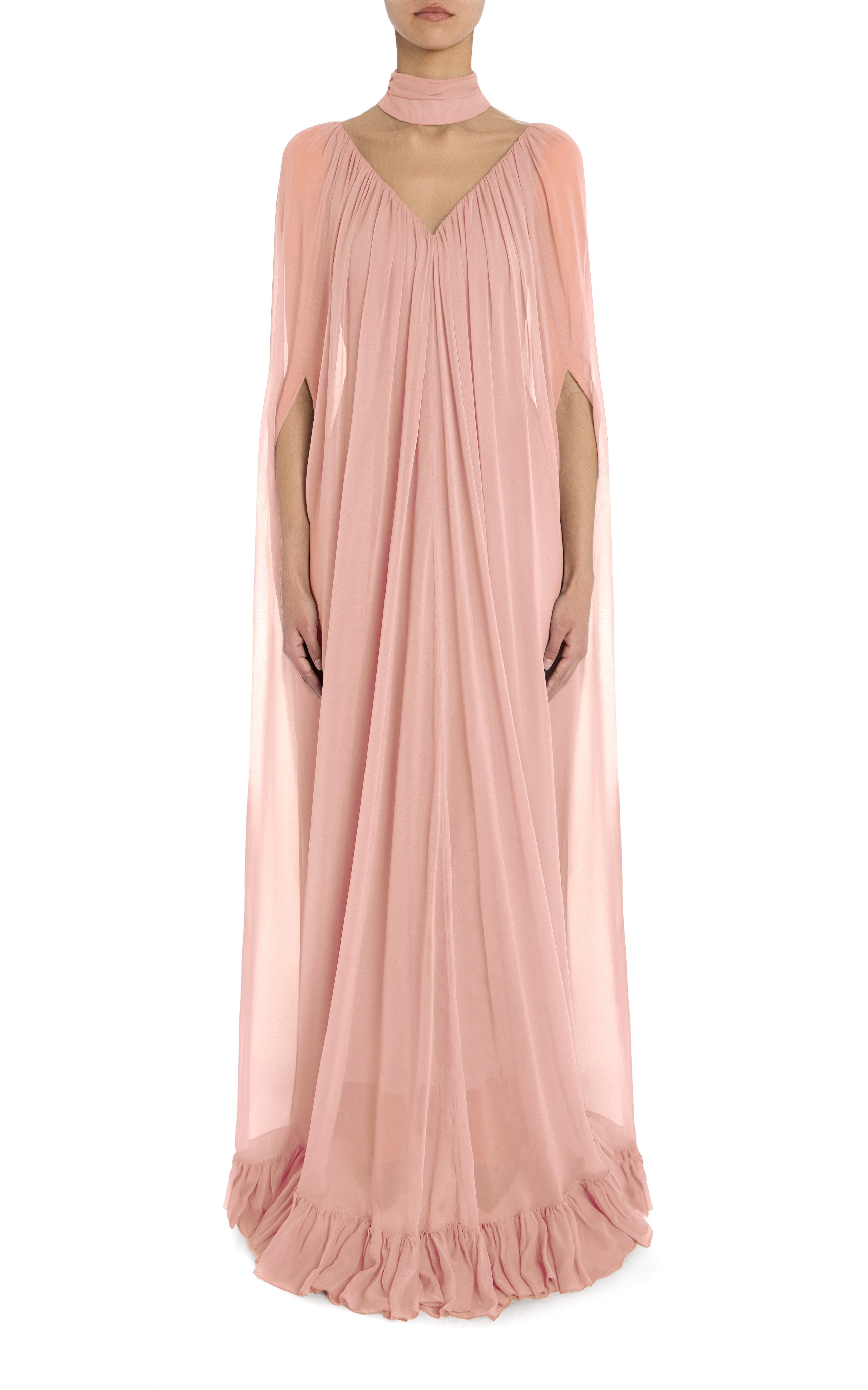 【Name. 】MOHAIR/SILK GOWN  18AW Mona Pleated Metallic Halter Gown SMKPL | Tadashi Shoji