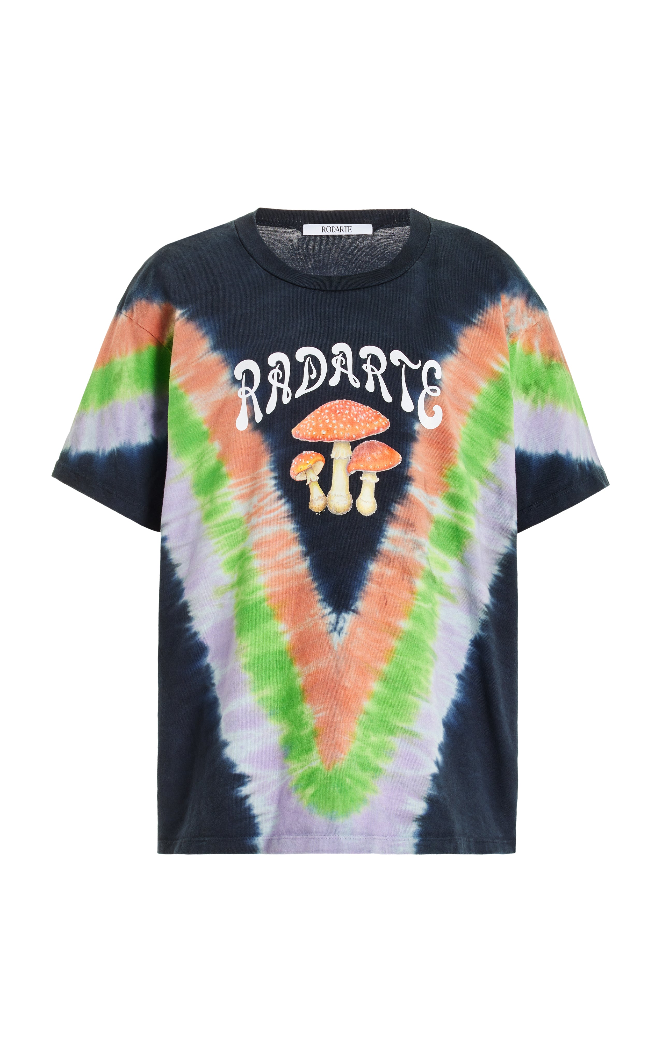 Tie Dye Mushroom Print Radarte Crop Sweatshirt – Rodarte