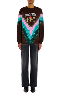 Tie Dye Mushroom Print Radarte Sweatshirt – Rodarte