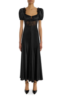 skins lace dress Off-the-shoulder dress with laces main image 0