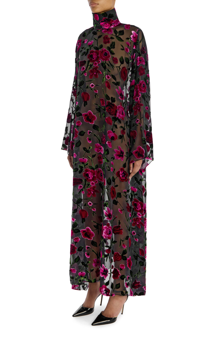 Floral Velvet Devor Tunic Dress Rodarte Floral Velvet Devor Tunic Dress Rodarte