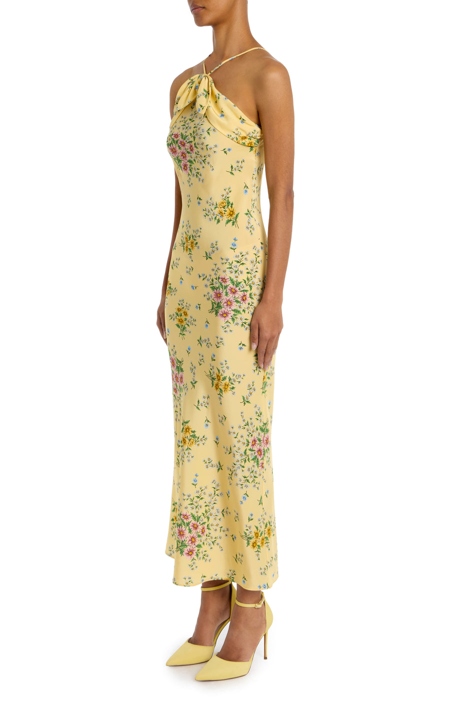 rodarte daisy-printed silk dress Rodarte Daisy-printed Silk Dress in Pink