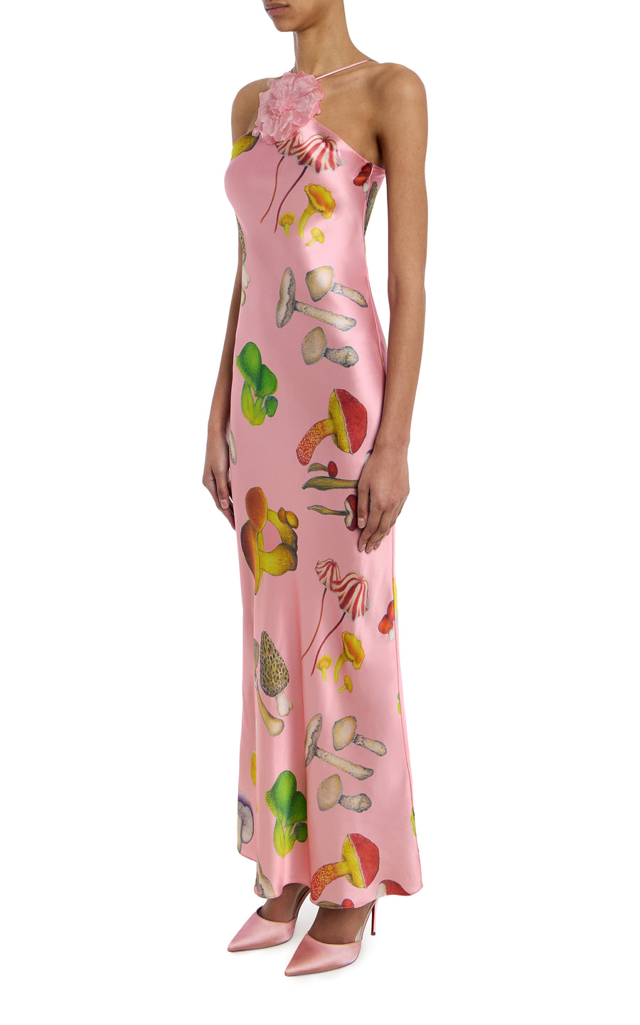silk blossom dresses Olivia Von Halle Women's Ilse Silk Slip Nightgown - Ivory/Cream - Size XS