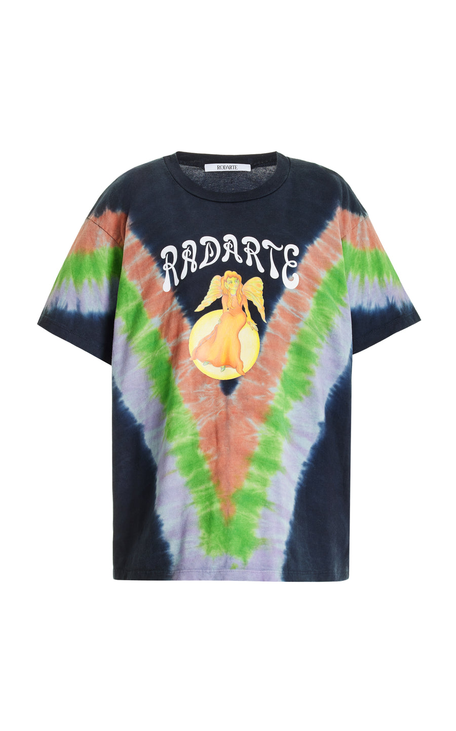 Tie Dye Fairy Print Radarte T-Shirt