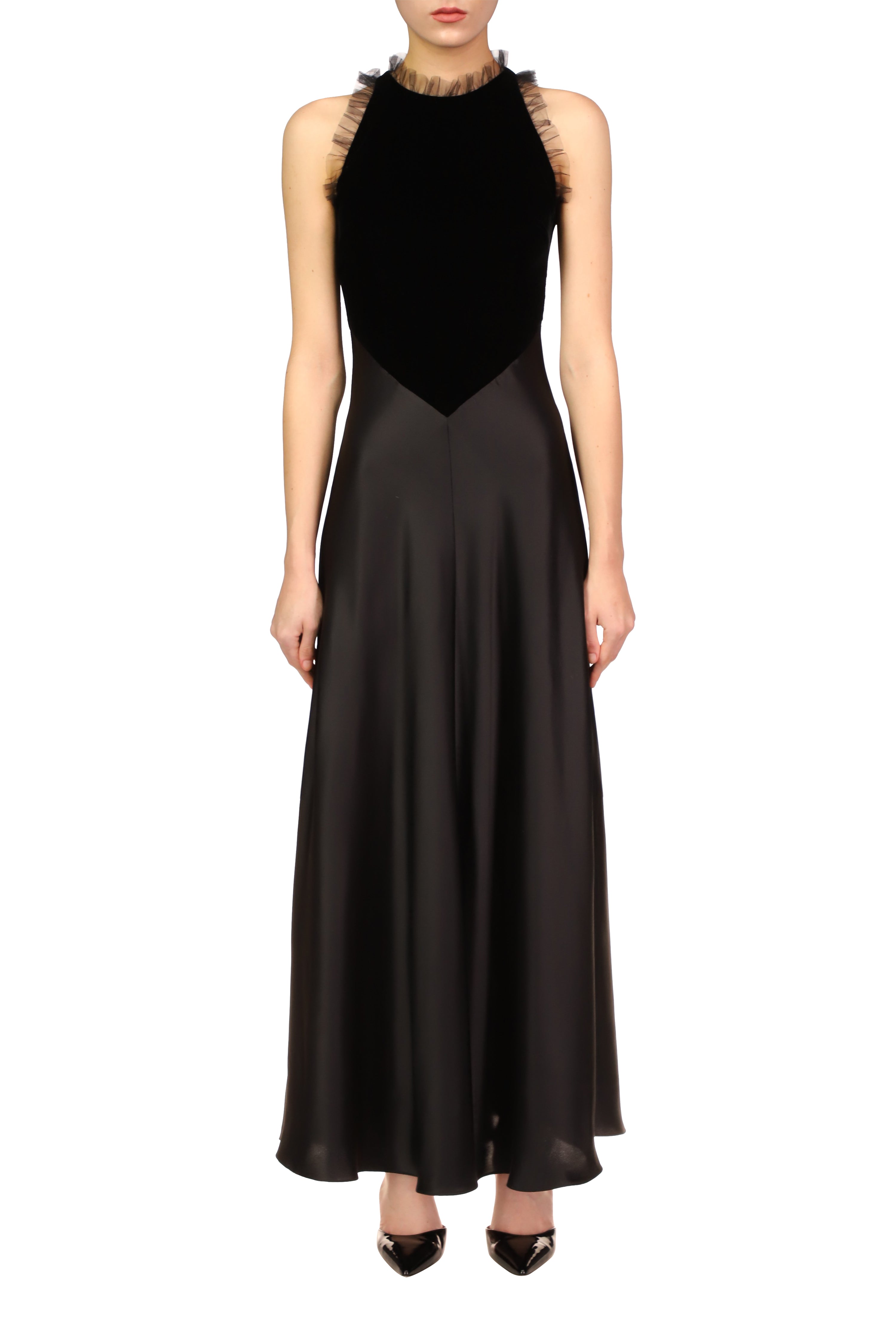 RODARTE ロダルテ ワンピース Bow-detail halterneck 914499 The Official Website of RODARTE – Rodarte